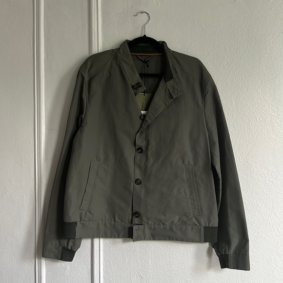 Saks 5th Ave green jacket